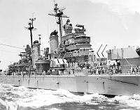 USS Macon prep. to transfer at sea (1)